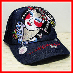Gorra Ed Hardy Geisha Rhinestones
